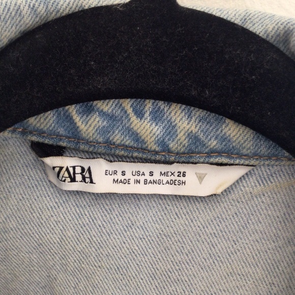 Zara Light Blue Denim Dress - Picture 4 of 9